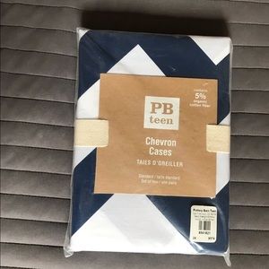 Two Standard Chevron Pillow Cases